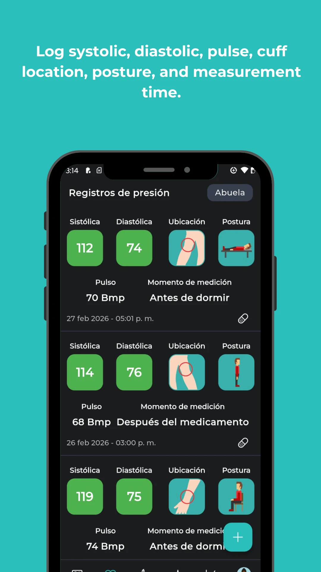Blood Pressure Control screenshot